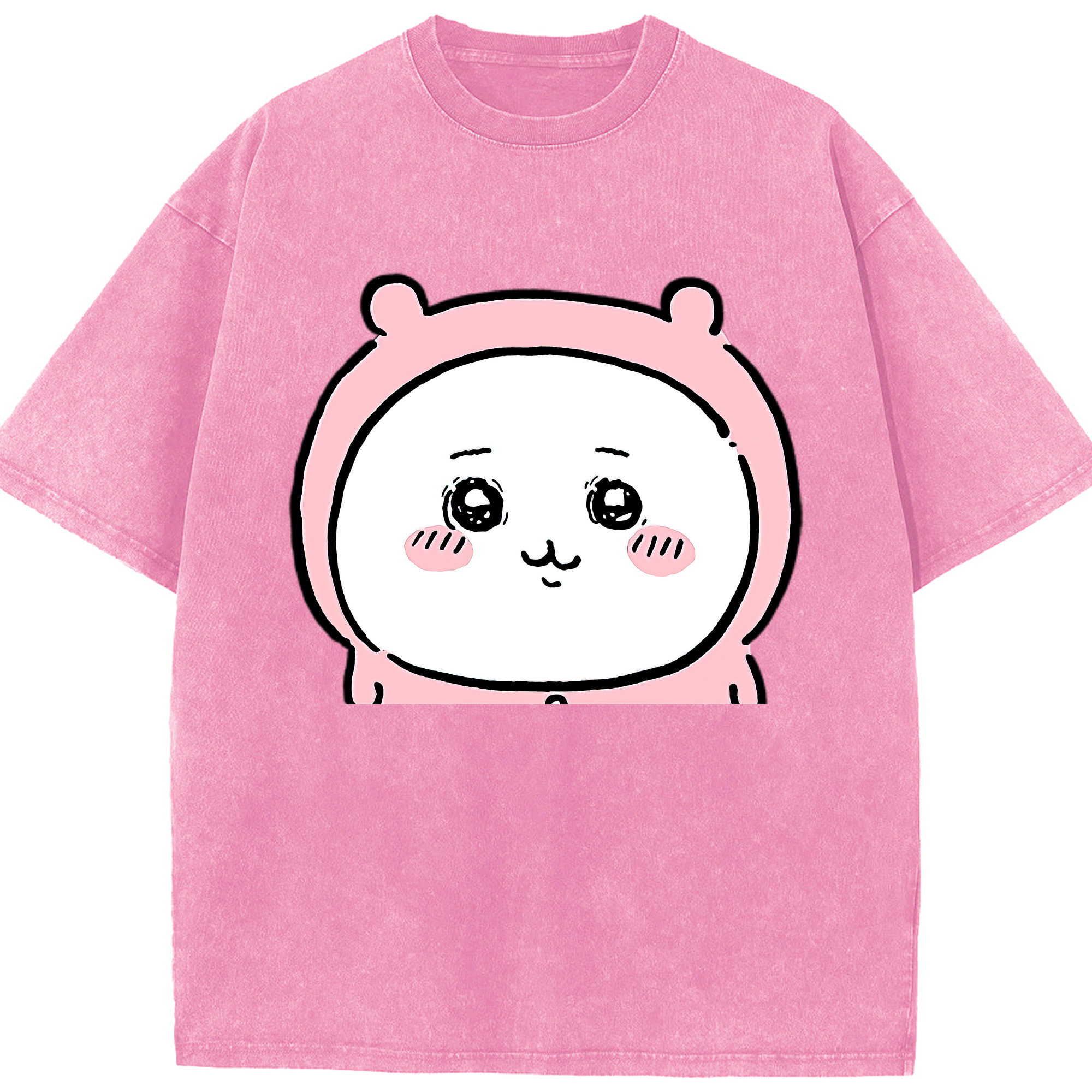 （画像用） ちいかわ ちいかわ Chii-kawa chiikawa 綿100% ヴィンテージ風 半袖Tシャツ（フロントプリント）
